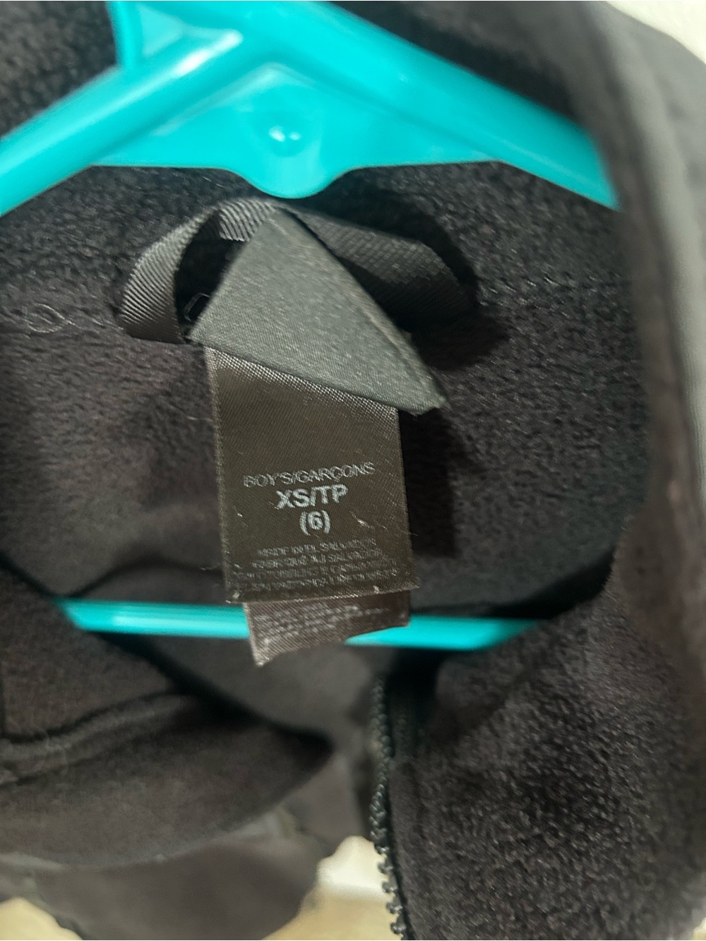 The North Face Kids' Black Fleece Jacket-XS - Picture 2 of 7